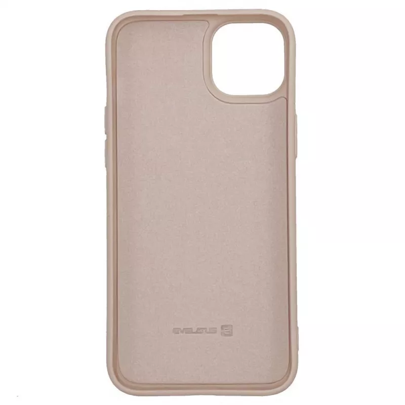 Evelatus Apple iPhone 14 6,1 Zoll Nano Silikon Hülle Soft Touch TPU Beige