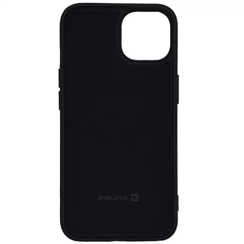 Evelatus Apple iPhone 14 6,1 inch Nano Silikon Case Soft Touch TPU Schwarz