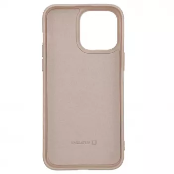 Evelatus Apple iPhone 14 Pro Max 6,7 Zoll Nano Silikon Hülle Soft Touch TPU Beige