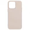 Evelatus Apple iPhone 14 Pro Max 6,7 Zoll Nano Silikon Hülle Soft Touch TPU Beige