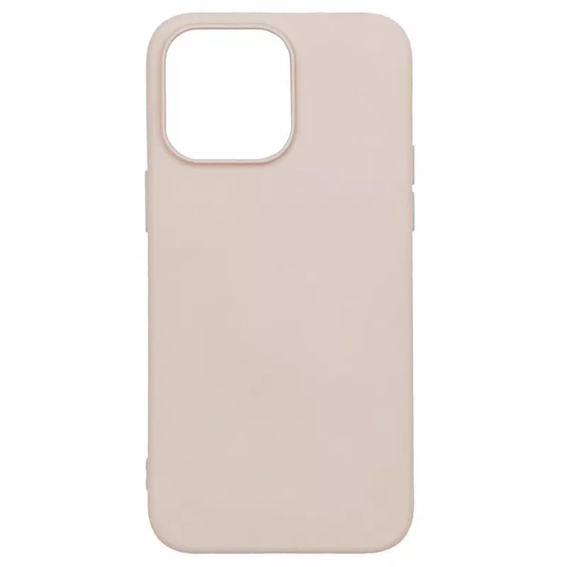 Evelatus Apple iPhone 14 Pro Max 6,7 Zoll Nano Silikon Hülle Soft Touch TPU Beige