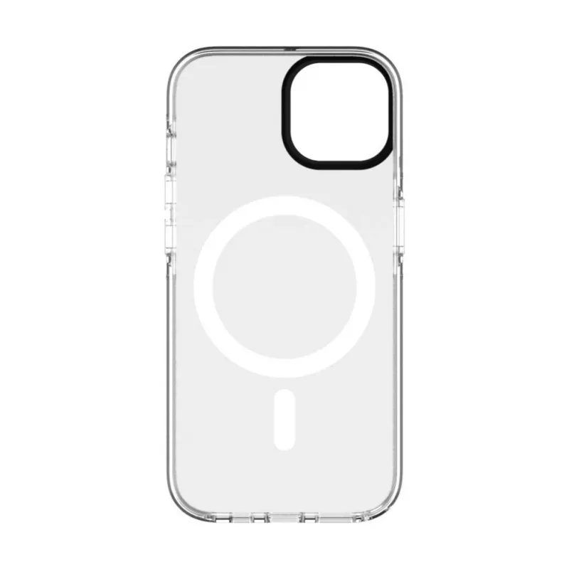 Evelatus Apple iPhone 15 PC+TPU Hülle mit MagSafe – Marmor Rosa
