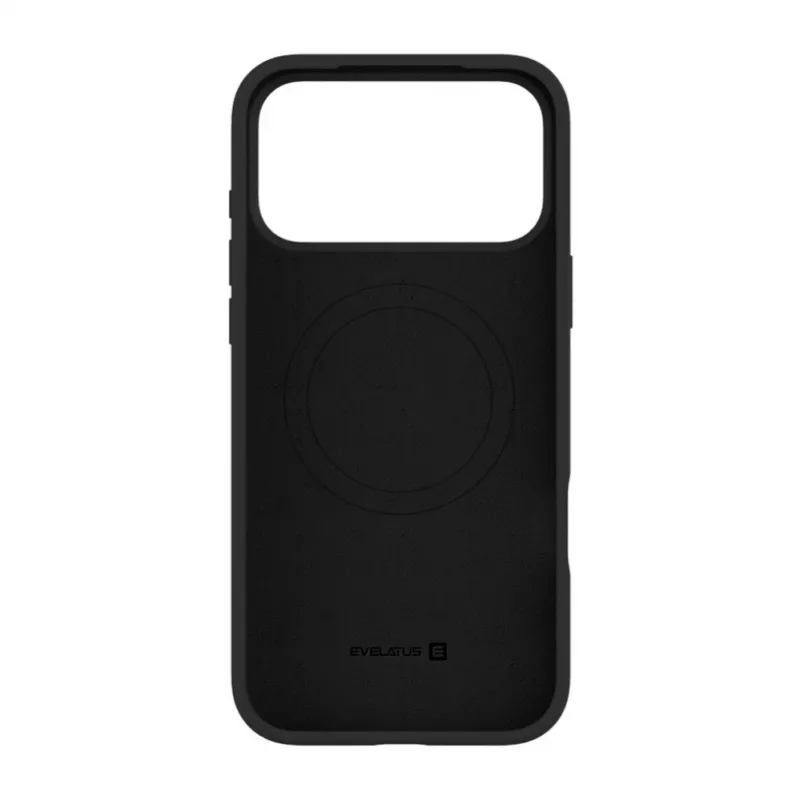 Evelatus Apple iPhone 18 Pro Premium MagSafe Soft Touch Silikonhülle Schwarz