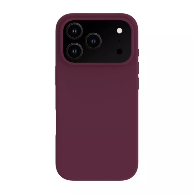 Evelatus Apple iPhone 18 Pro Premium MagSafe Soft Touch Silikonhülle Burgund
