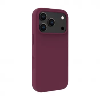 Evelatus Apple iPhone 18 Pro Premium MagSafe Soft Touch Silikonhülle Burgund