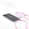 Evelatus Apple iPhone 7/8/SE2020/SE2022 Silikon Transparent mit Halsband TPU-Band Transparent