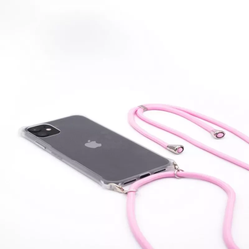 Evelatus Apple iPhone 7/8/SE2020/SE2022 Silikon Transparent mit Halsband TPU-Band Transparent