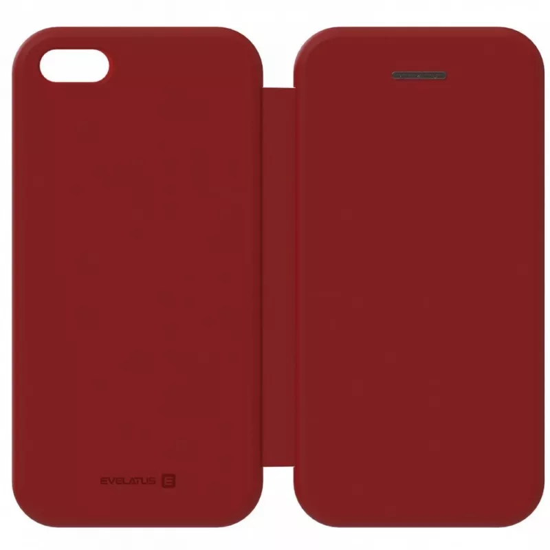 Evelatus Buchhülle für Samsung Galaxy A50 / A30s / A50s, Weinrot