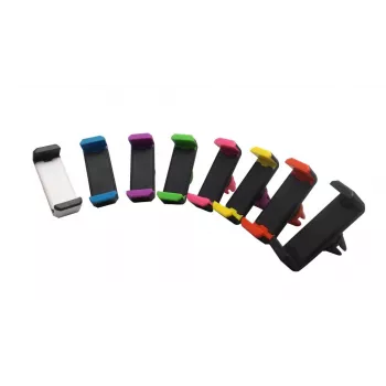EVELATUS ECH01 Orange Black Car Phone Holder - Universal Smartphone Mount with Suction Cup