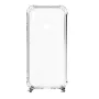 Evelatus Huawei P Smart 2019 Silikon Transparent mit Halsband TPU Band Silber