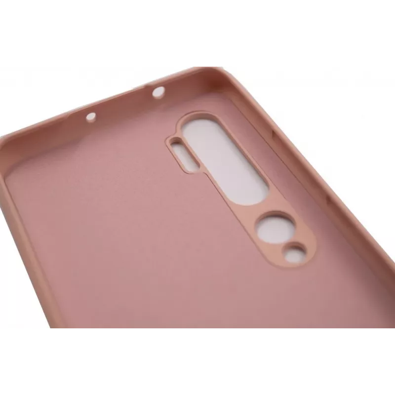 Evelatus Nano Silicone Case für Xiaomi Mi Note 10 / Mi Note 10 Pro - Soft Touch TPU, Hellrosa