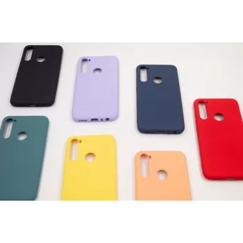 Evelatus Nano Silicone Case Soft Touch TPU für Xiaomi Redmi Note 8 / Redmi Note 8 2021 - Dunkelblau