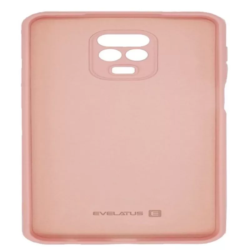 Evelatus Nano Silicone Case Soft Touch TPU für Xiaomi Redmi Note 9 Pro / Redmi Note 9S - Beige