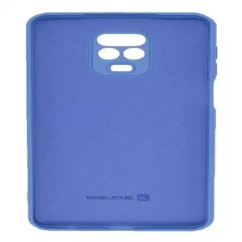 Evelatus Nano Silicone Case Soft Touch TPU für Xiaomi Redmi Note 9 Pro / Redmi Note 9S - Blau