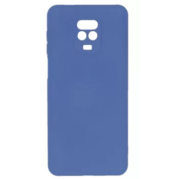 Evelatus Nano Silicone Case Soft Touch TPU für Xiaomi Redmi Note 9 Pro / Redmi Note 9S - Blau