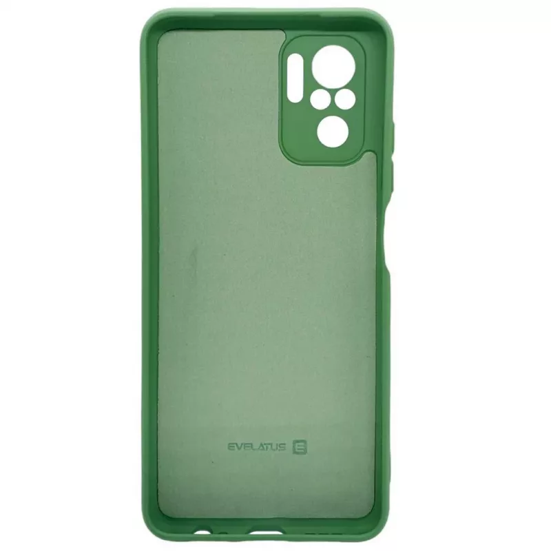 Evelatus Nano Silicone Case Soft Touch TPU Green für Xiaomi Redmi Note 10 / Note 10S
