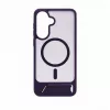 Evelatus Rubber Coated MagSafe Case with Stand for Samsung Galaxy A37 / A36 - Lila