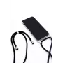Evelatus Samsung A50s Hülle mit Band Schwarz Transparent