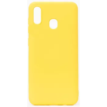 Evelatus Samsung Galaxy A20E Nano Silicone Case Soft Touch TPU Gelb