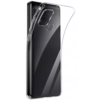 EVELATUS Samsung Galaxy A21s Clear Silicone Case 1,5mm TPU Transparent