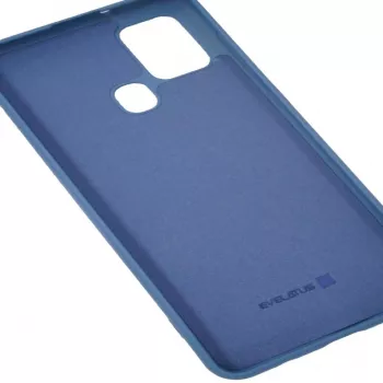 Evelatus Samsung Galaxy A21s Nano Silicone Case Soft Touch TPU Blau
