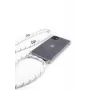 Evelatus Samsung Galaxy A30s Case with Rope White Stripes Transparent