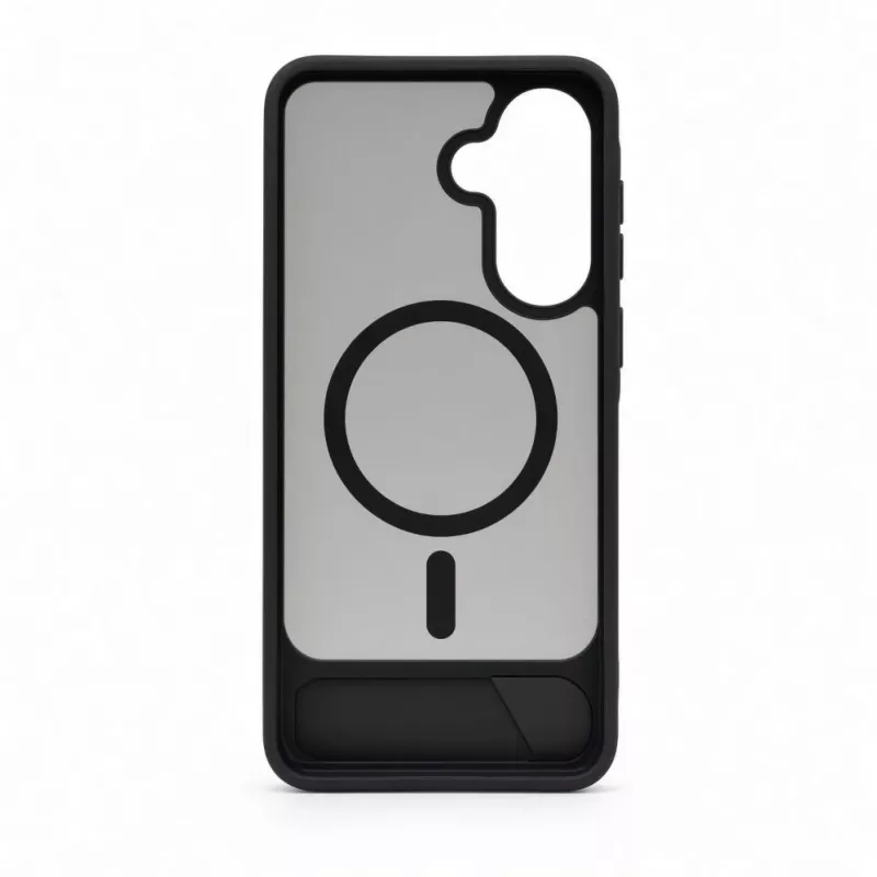 Evelatus Samsung Galaxy A37 / A36 Gummiertes MagSafe Case mit Standfuß Schwarz