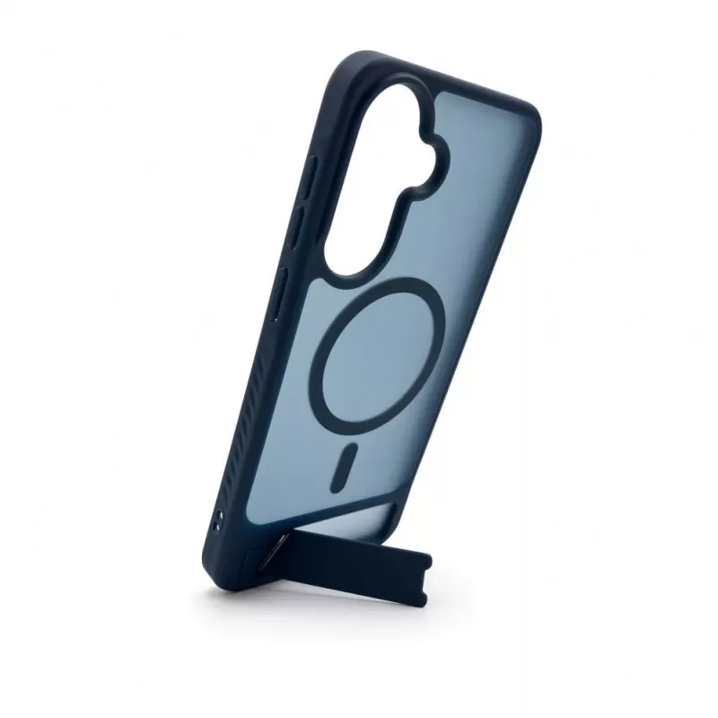 Evelatus Samsung Galaxy A37 / A36 Gummiertes MagSafe Case mit Standfuß Navy Blue