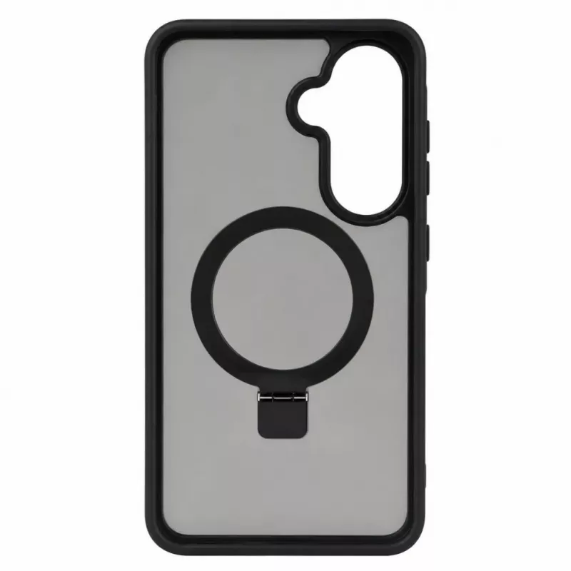 Evelatus Samsung Galaxy A37 / A36 Schutzhülle mit MagSafe & Ständer, matter Ring, Schwarz