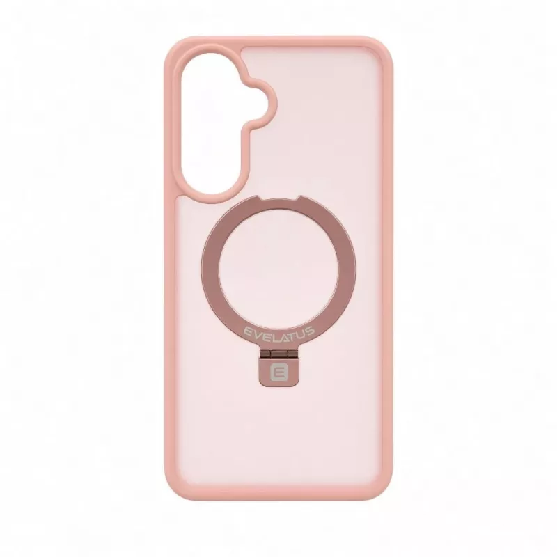 Evelatus Samsung Galaxy A37 / A36 Shield Case mit MagSafe & Ständer, Matt, Hellrosa