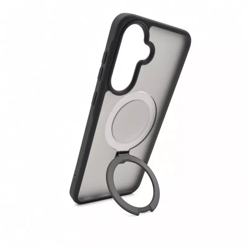 Evelatus Samsung Galaxy A37 / A36 Shield-Hülle mit MagSafe & Ständer, matt Rauchgrau
