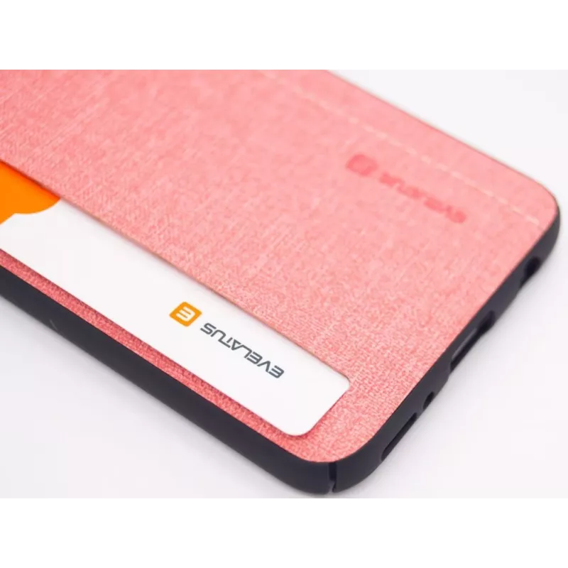 Evelatus Samsung Galaxy A40 Silikon-Rückseitenhülle Pink