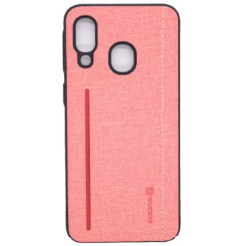 Evelatus Samsung Galaxy A40 Silikon-Rückseitenhülle Pink