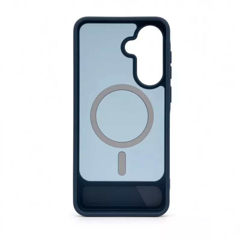 Evelatus Samsung Galaxy A57 Gummiertes MagSafe Case mit Standfuß Marineblau