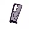 Evelatus Samsung Galaxy A57 Gummiertes MagSafe Case mit Standfuß Lila