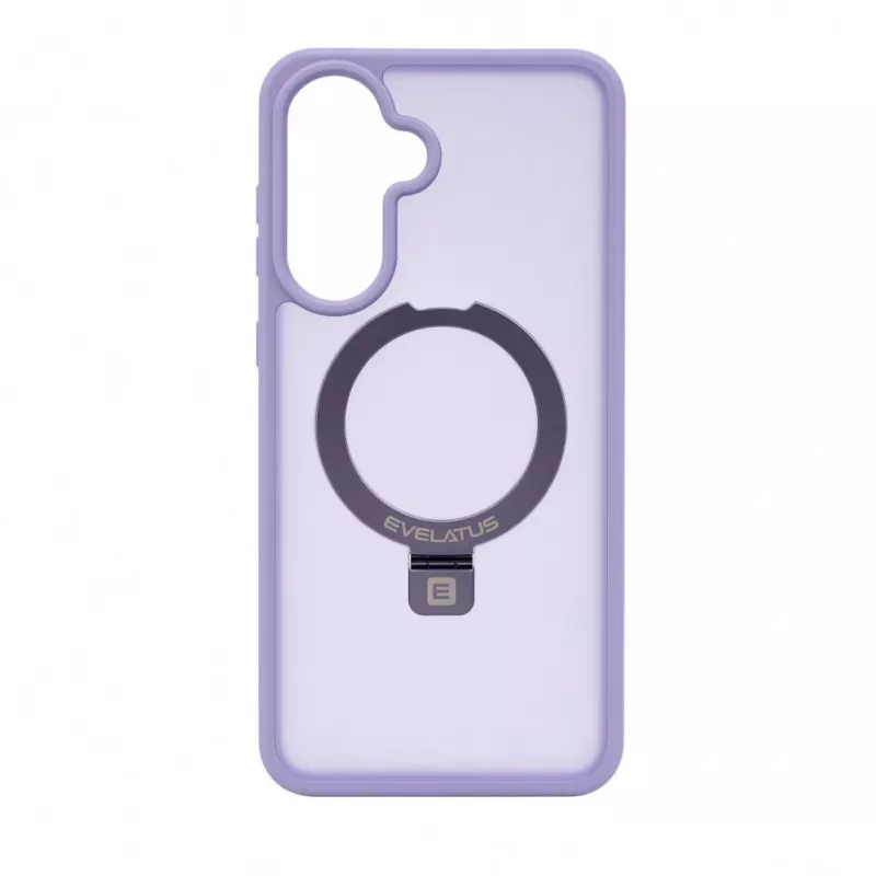 Evelatus Samsung Galaxy A57 Shield Case mit MagSafe & Stand, matter Ring, Lavendel-Lila