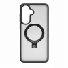 Evelatus Samsung Galaxy A57 Shield-Hülle mit MagSafe & Ständer, matter Ring, Rauchgrau