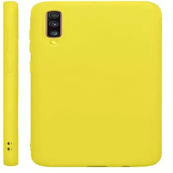Evelatus Samsung Galaxy A70 Nano Silicone Case Soft Touch TPU Gelb