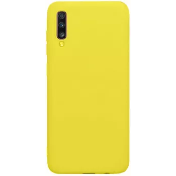 Evelatus Samsung Galaxy A70 Nano Silicone Case Soft Touch TPU Gelb