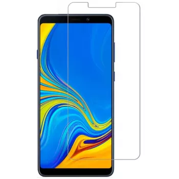 Evelatus Samsung Galaxy A9 2018 0,33mm Flat Clear Tempered Glass Screen Protector mit Japan Glue, Anti-Statisch