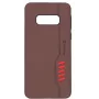 Evelatus Samsung Galaxy S10e Shooter Series Back Cover Braun
