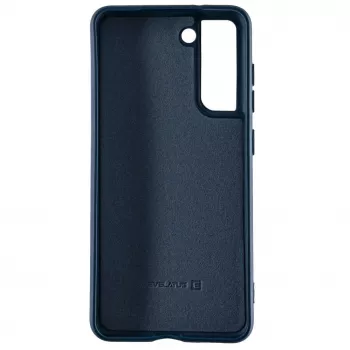 Evelatus Samsung Galaxy S21 FE Nano Silicone Case Soft Touch TPU Blau