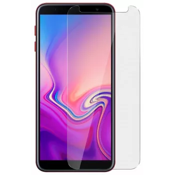 Evelatus Samsung J4 Plus 0,33mm Flaches Klares Displayschutzglas aus gehärtetem Glas mit Japan-Kleber und Antistatik-Beschichtung