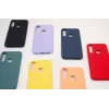 Evelatus Soft Touch Silikonhülle mit Band für Xiaomi Redmi Note 8 / Redmi Note 8 2021 - Blau