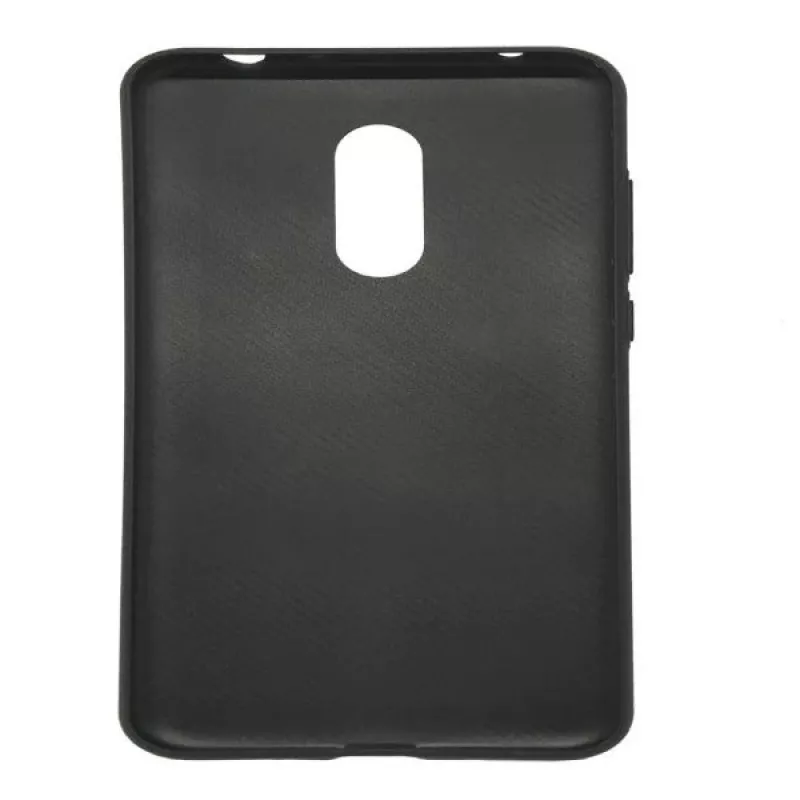 Evelatus Xiaomi Redmi 5 Plus TPU Case 2 mit Metallplatte (kompatibel mit magnetischer Handyhalterung) Schwarz
