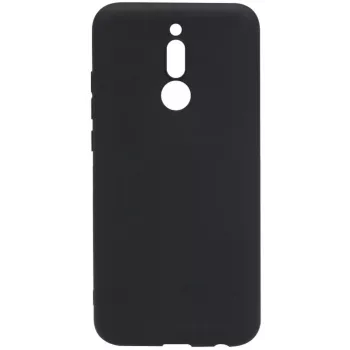 Evelatus Xiaomi Redmi 8 Soft Touch Silikonhülle Schwarz