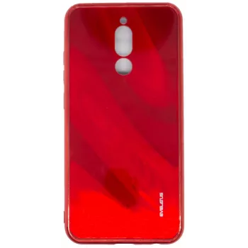 Evelatus Xiaomi Redmi 8 Water Ripple Full Color Electroplating Tempered Glass Case Rot