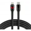 everActive CBB-1CIR USB-C auf Lightning RGB LED Kabel 1m 27W PD Schwarz