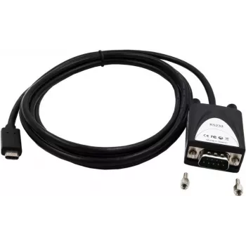 EXSYS EX-2311-2 USB 2.0 auf RS-232 Seriell Adapter mit FTDI Chipsatz, 0,8 m Kabel, Bus-Powered