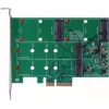 EXSYS EX-3649 mSATA/M.2 RAID-Controller, PCIe x2, RAID 0/1/JBOD, ASM1062R